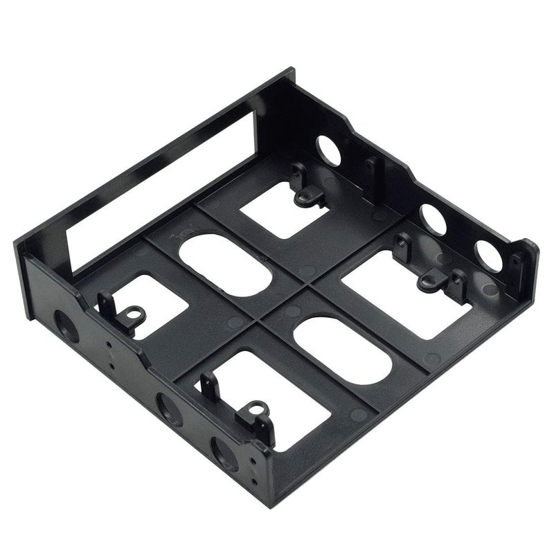 PHITUODA 5.25" to 3.5" Drive Bay Adapter Front Bay Mounting Bracket -1pc - Image 1